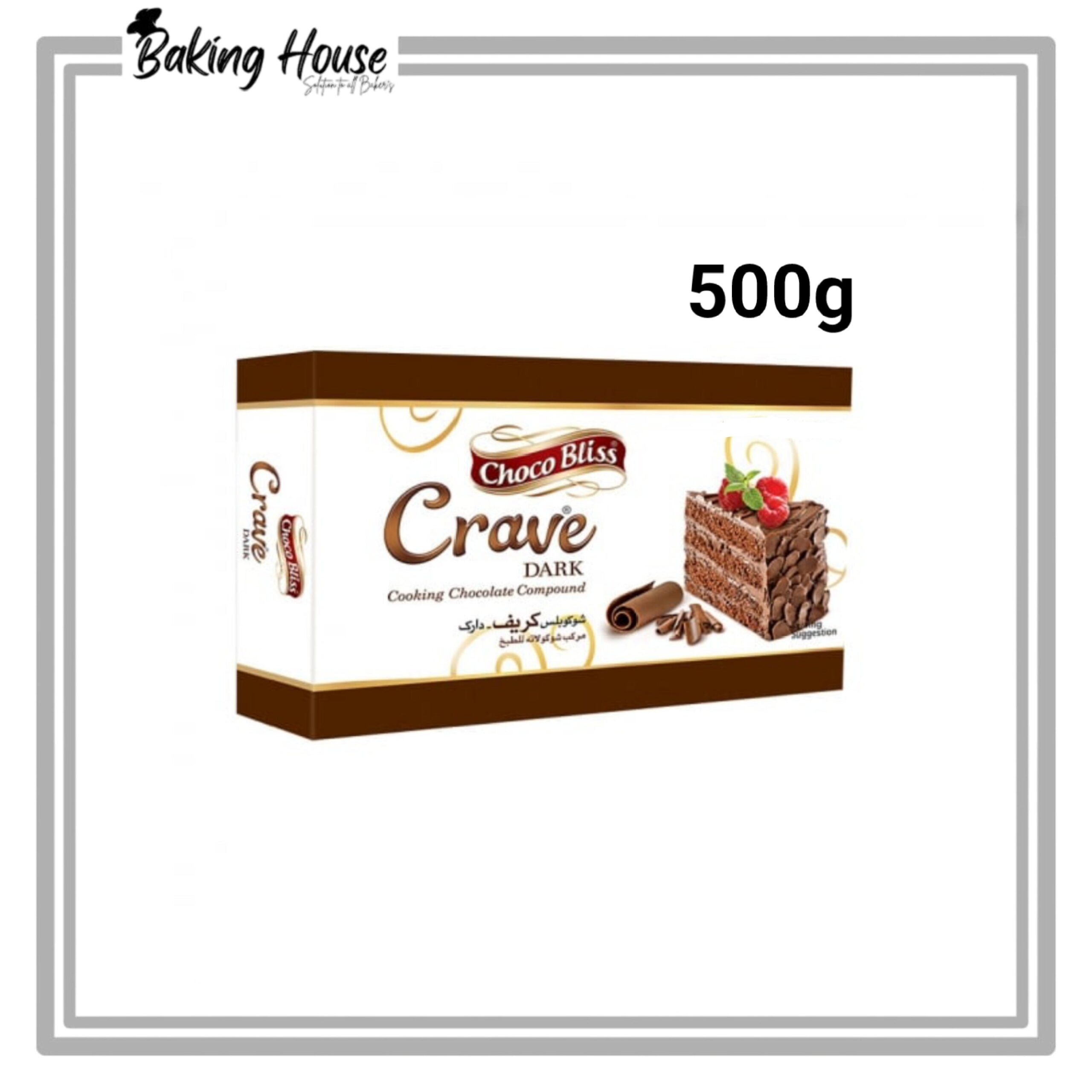 1746903667720-1.jpg Choco Bliss Crave Dark Chocolate Bar 500g (Box Packing) - Image 1