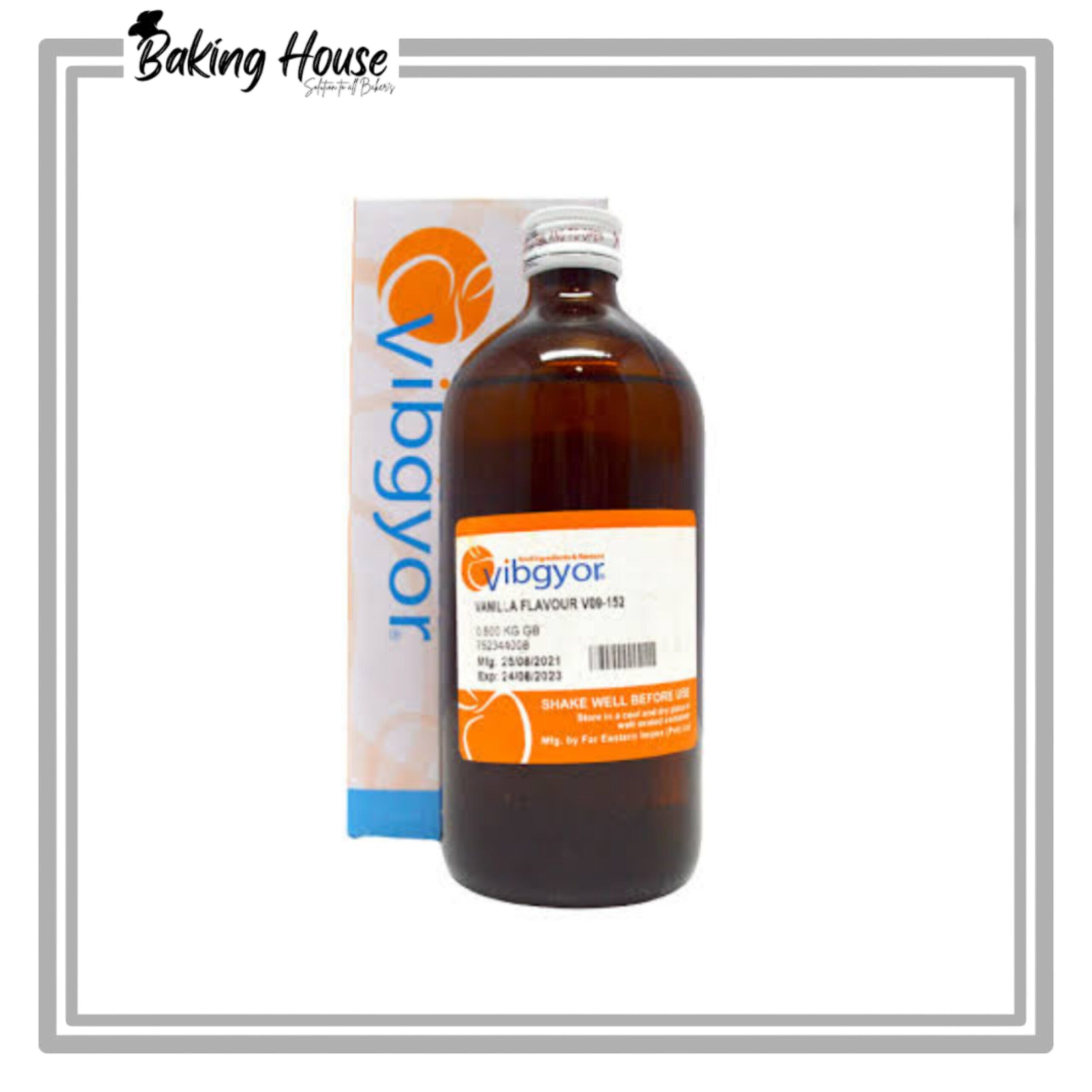 InShot_20250503_074930446-1.jpg Vibgyor Clear Vanilla Flavouring Essence 450ml - Image 1