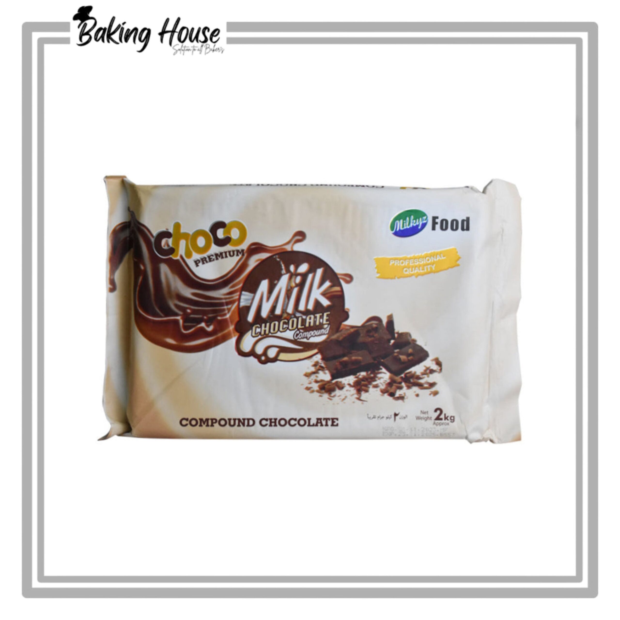 InShot_20250503_082424009-1.jpg Milkyz Food Choco Premium Milk Compound Chocolate 2kg - Image 1