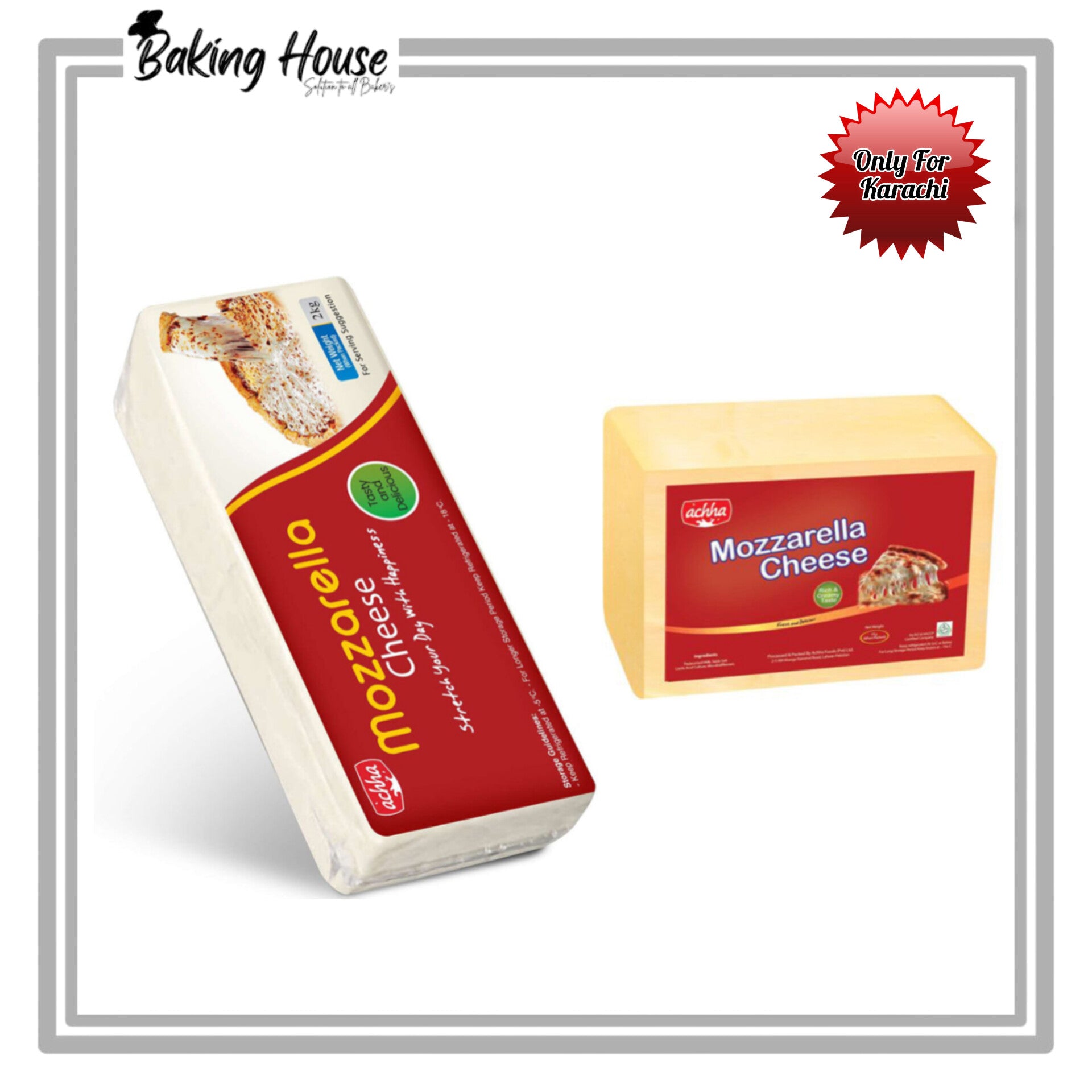 InShot_20250506_091008845_be4b3adb-3fb3-4433-b987-61b4c8a50508-1.jpg Original Acha Food Mozzarella Cheese 1kg (Only For Karachi) - Image 1