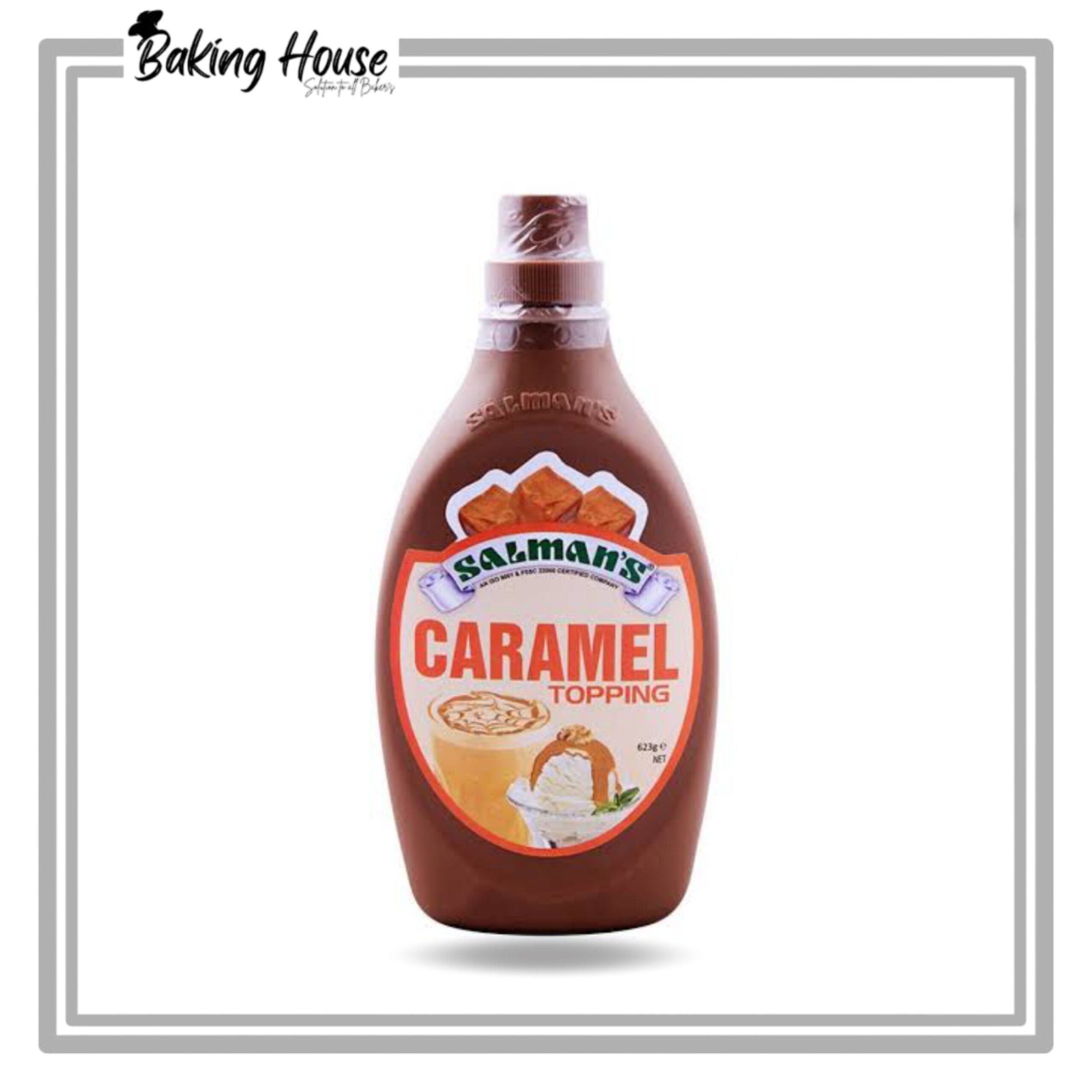 InShot_20250510_075616108-1.jpg Salman's Carmel Topping Sauce 623g - Image 1