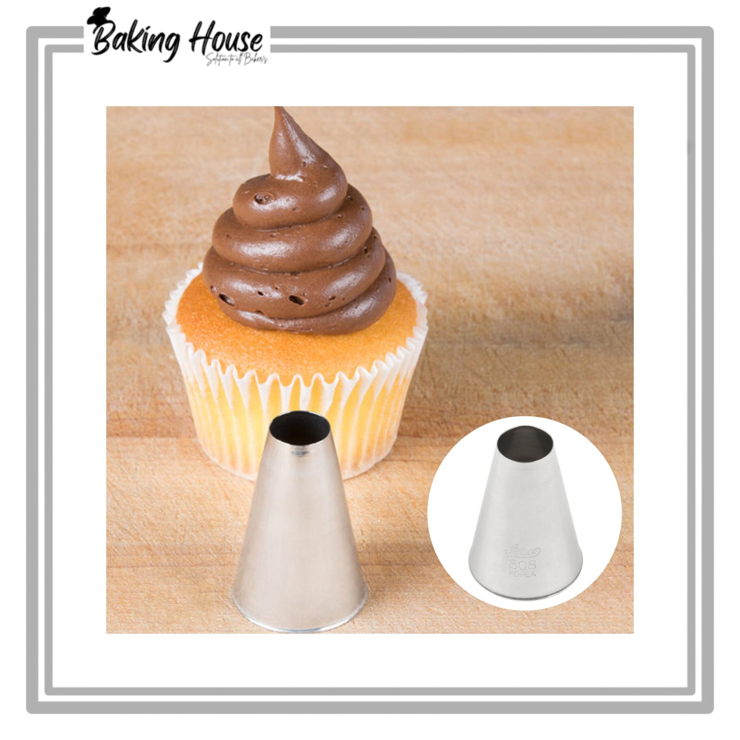InShot_20250513_160054983-1.jpg 808 Stainless Steel Cake Decorating Nozzle - Image 1