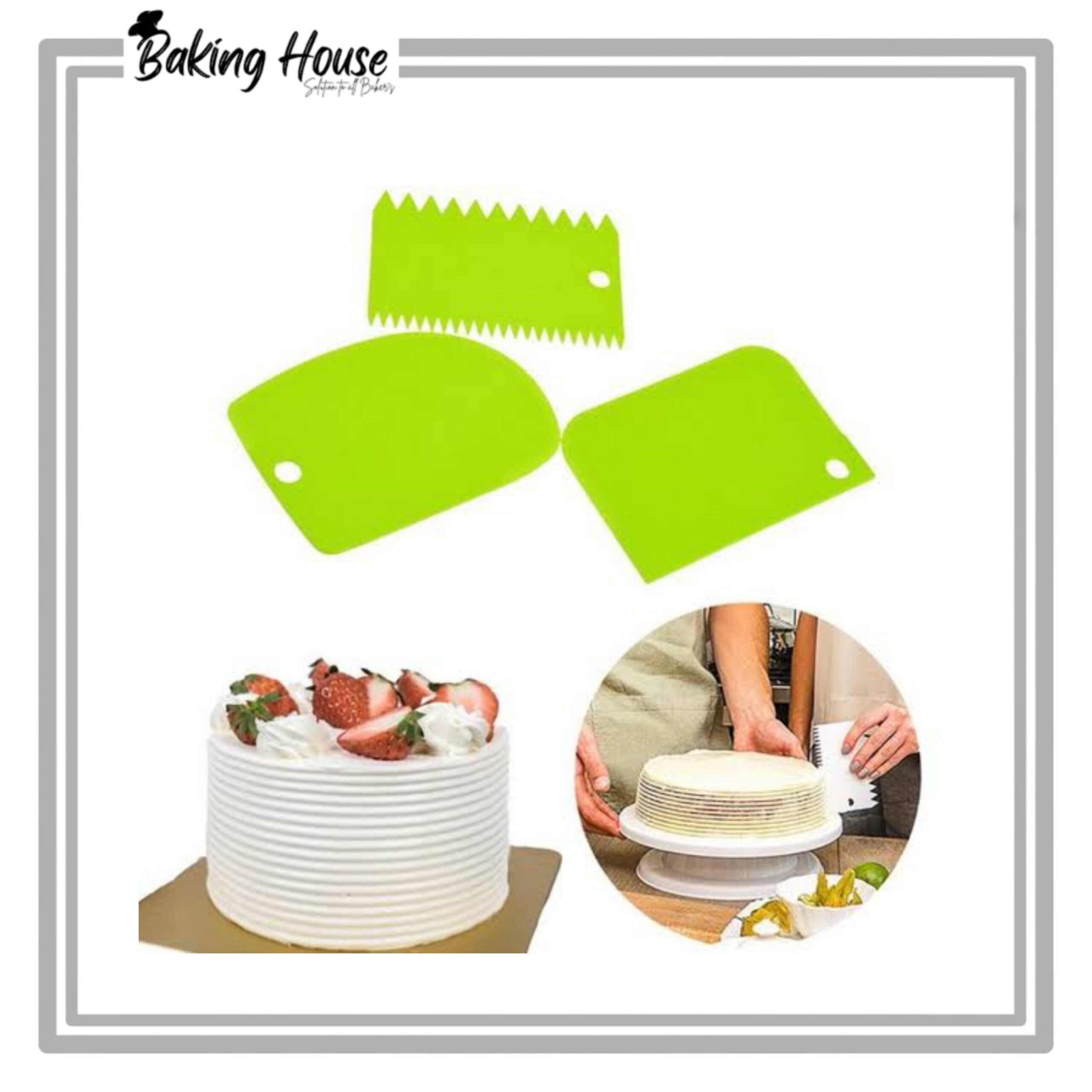 InShot_20250514_001329542-1.jpg 3pcs Platic Icing Scrapper/Comb For Cake Decorating - Image 1