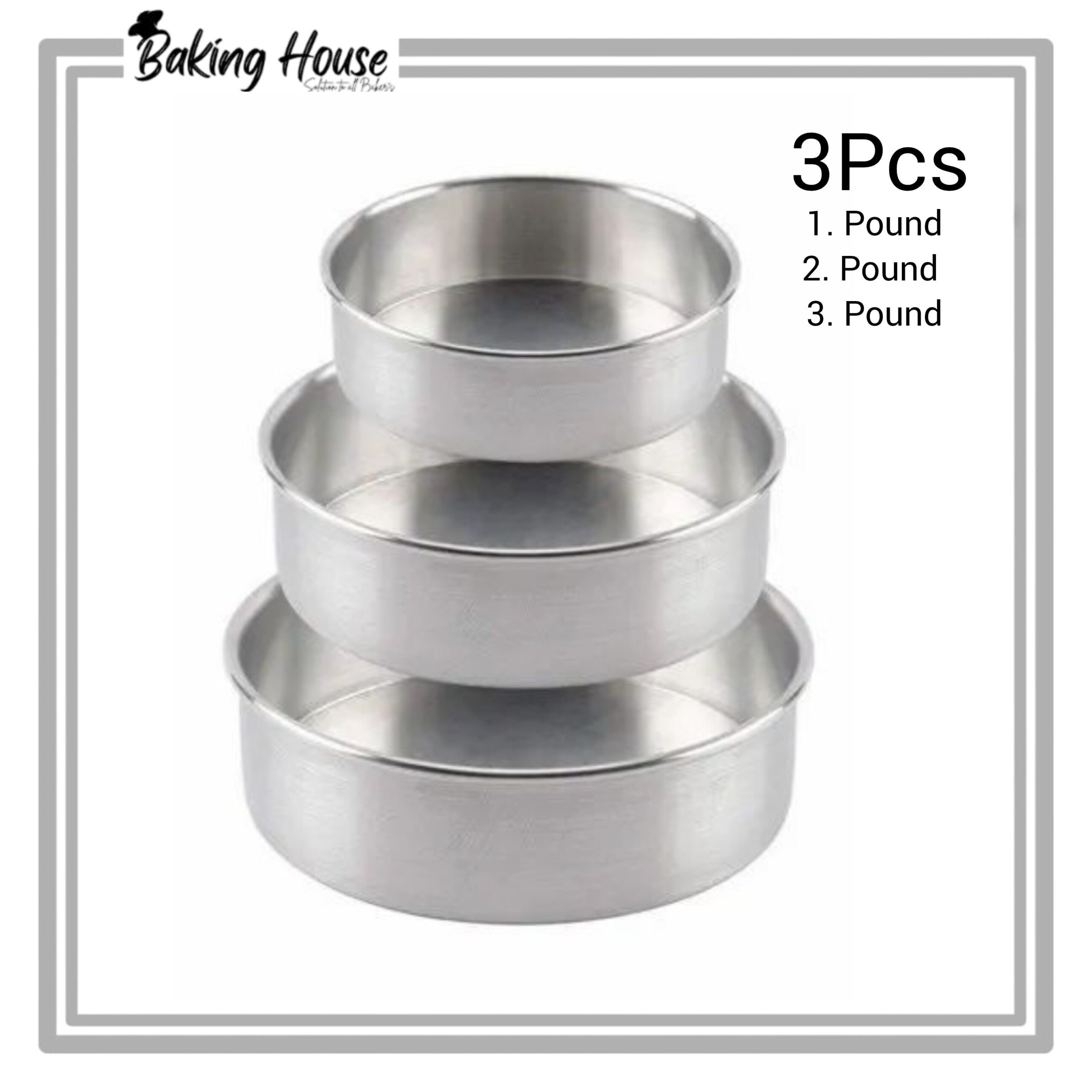 InShot_20250517_215350893-1.jpg 3pcs Round Stainless Steel Cake Pan Set - Image 1