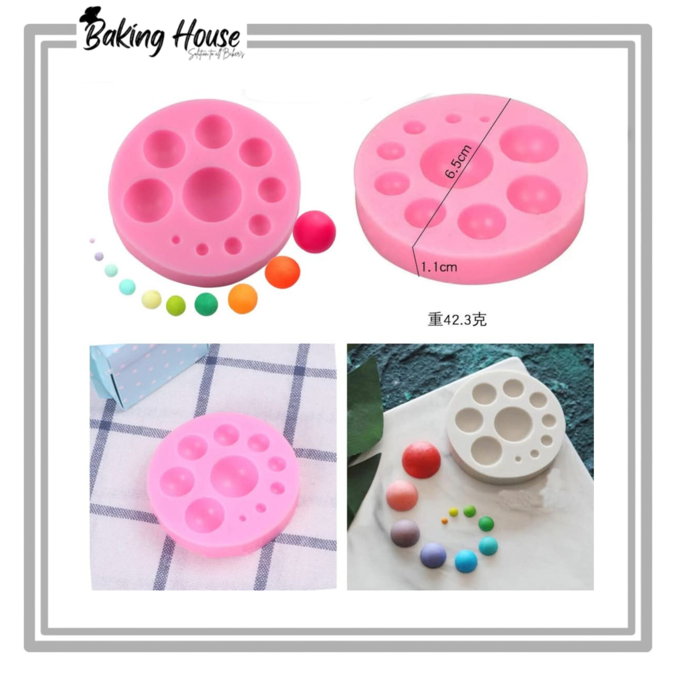 InShot_20250613_022456422-1.jpg Dot Balls Silicon Fondant & Candy Mould - Image 1