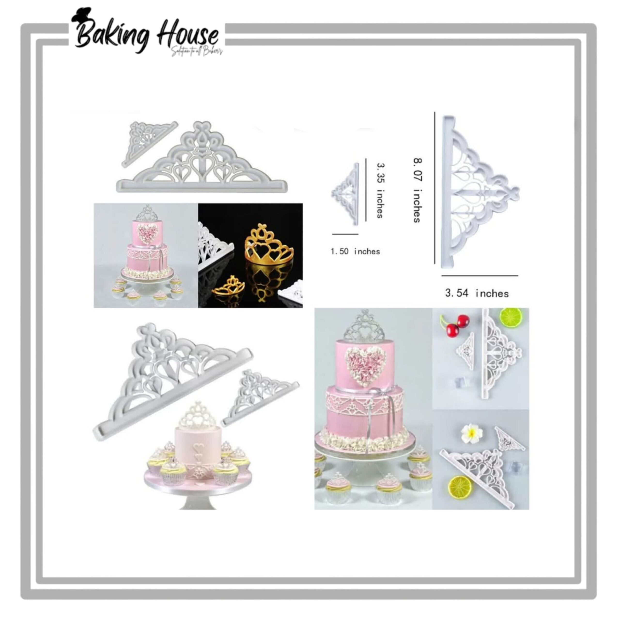 InShot_20250613_024015418-1.jpg 2pcs Plastic Crown Cookie Cutter - Image 1
