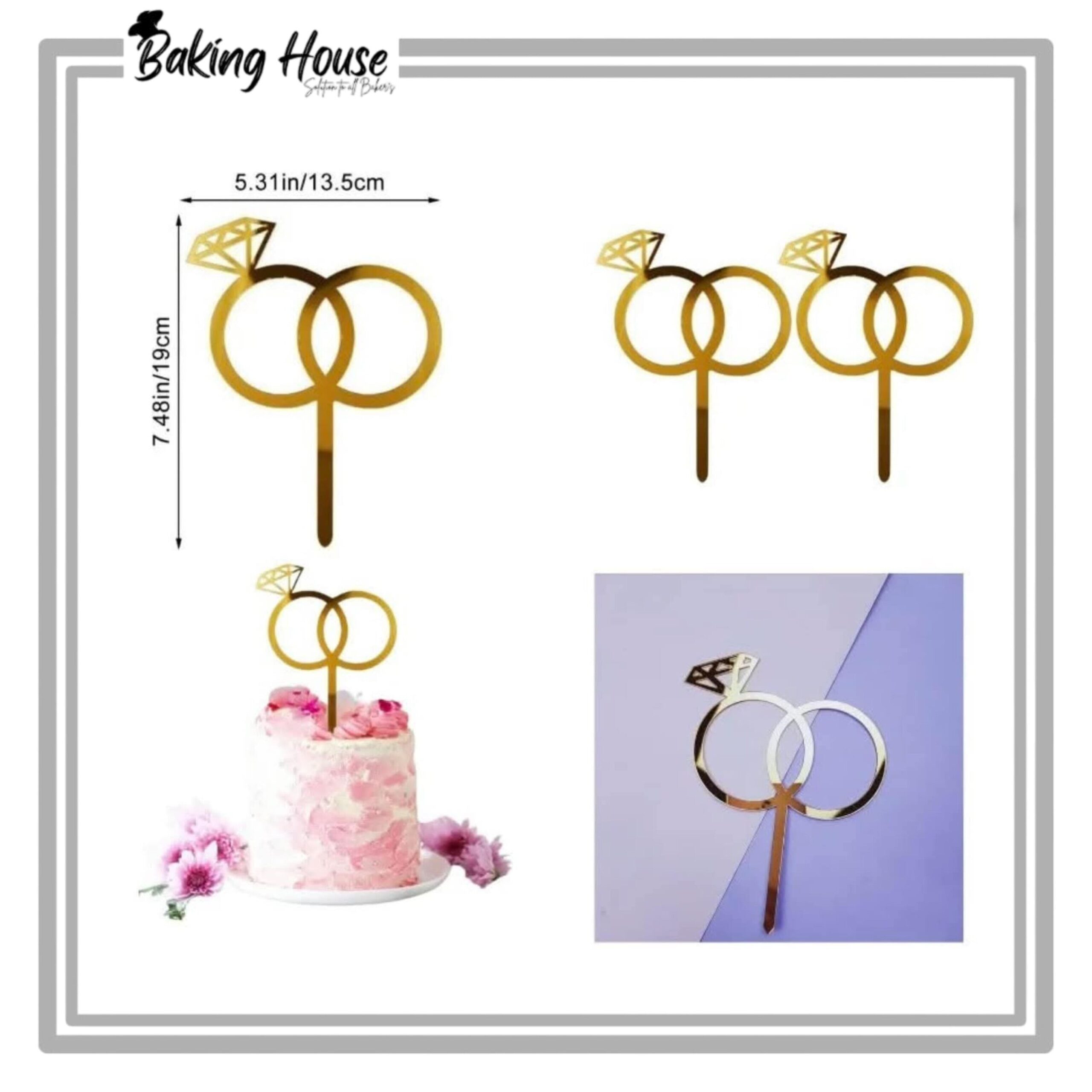 InShot_20250620_011449911-1.jpg Engagement Ring Acrylic Cake Topper - Image 1