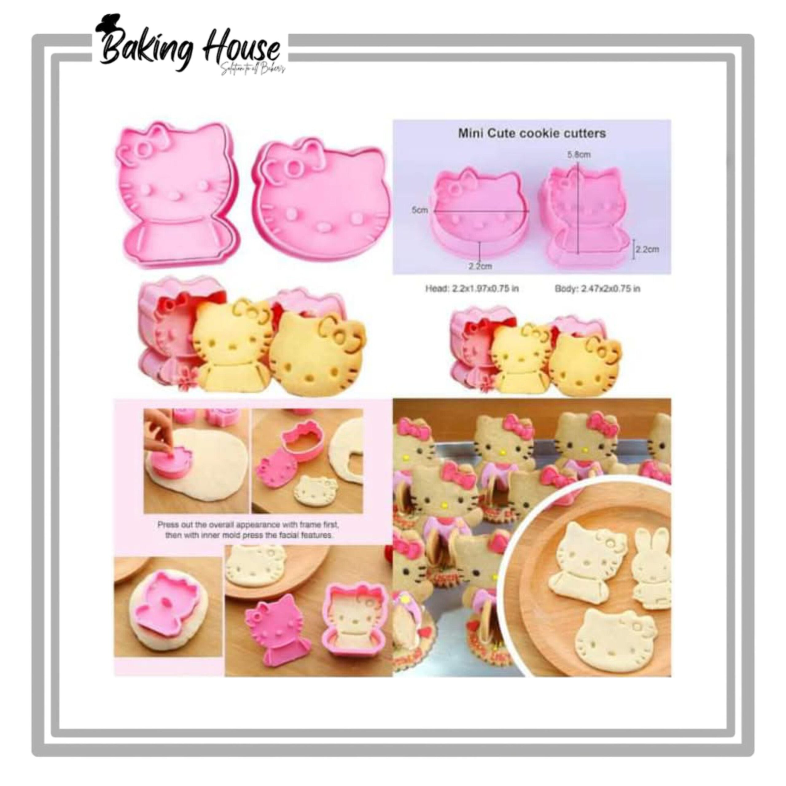 InShot_20250622_042326349-1.jpg 2pcs Hello Kitty Cookie Cutter For Cake Decorationg - Image 1
