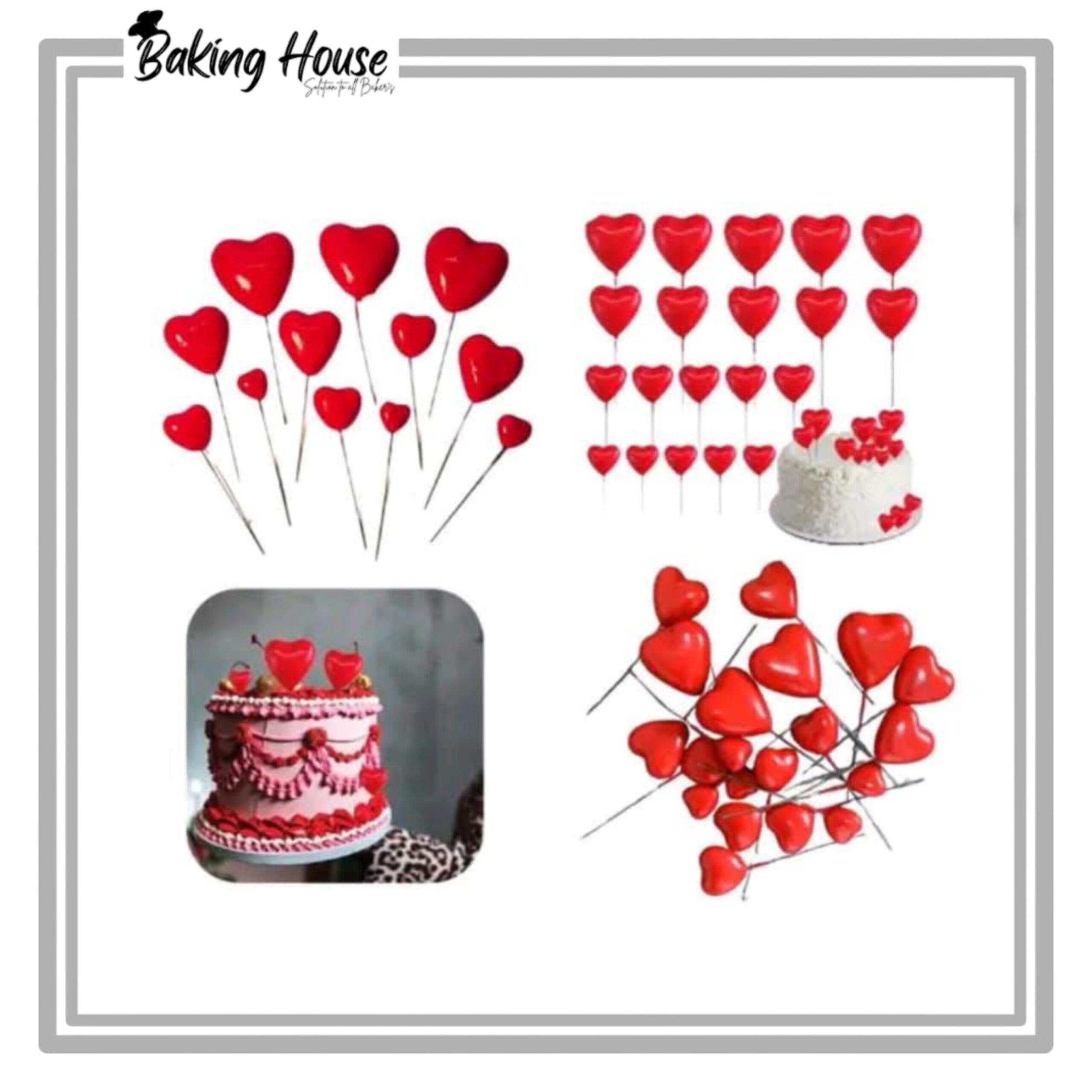 InShot_20250623_005746666-1.jpg 20pcs Red Heart Fox Ball For Cake Decorationg - Image 1