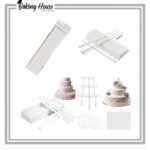 8pcs Plastic Highted Cake Dowel
