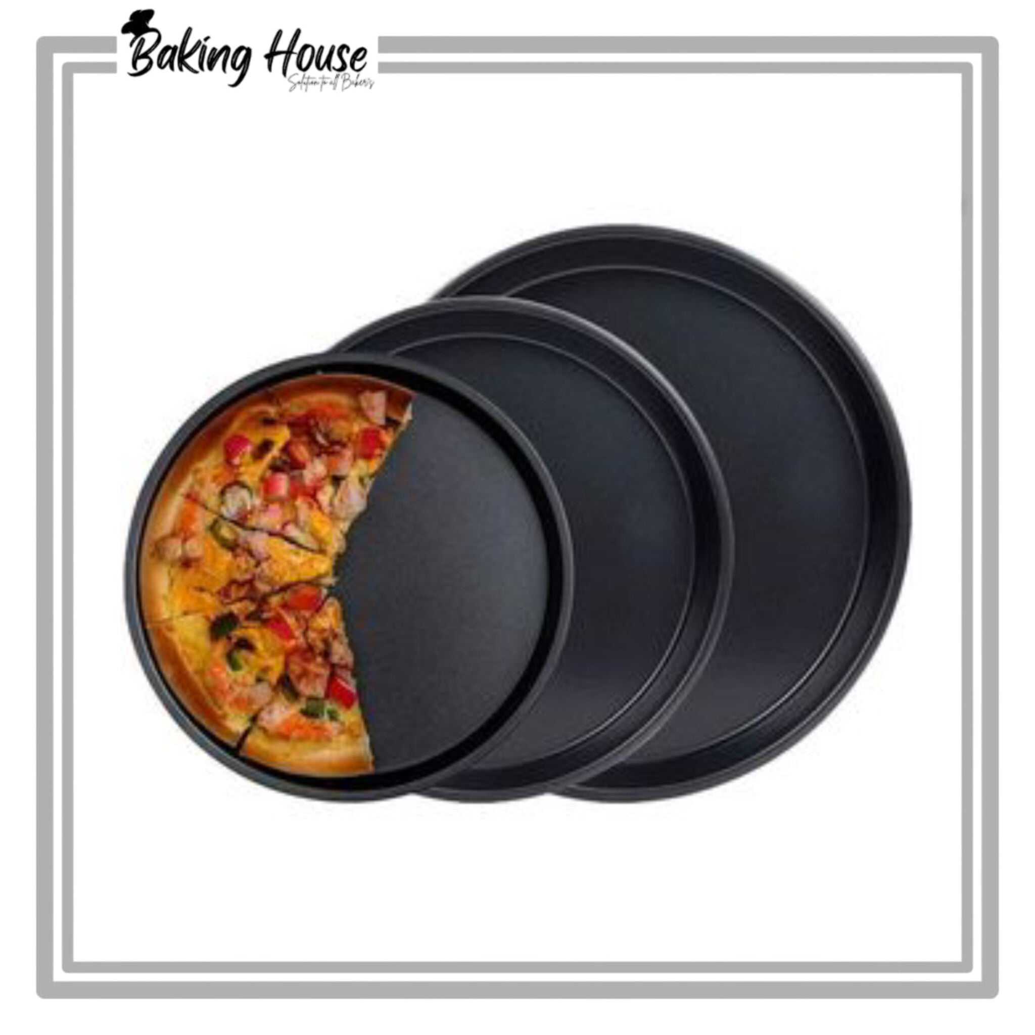 InShot_20250820_025015408-1.jpg 3pcs Non-Stick Pizza Pan Set - Image 1