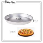 6inch Stainless Steel Silver Pizza Pan
