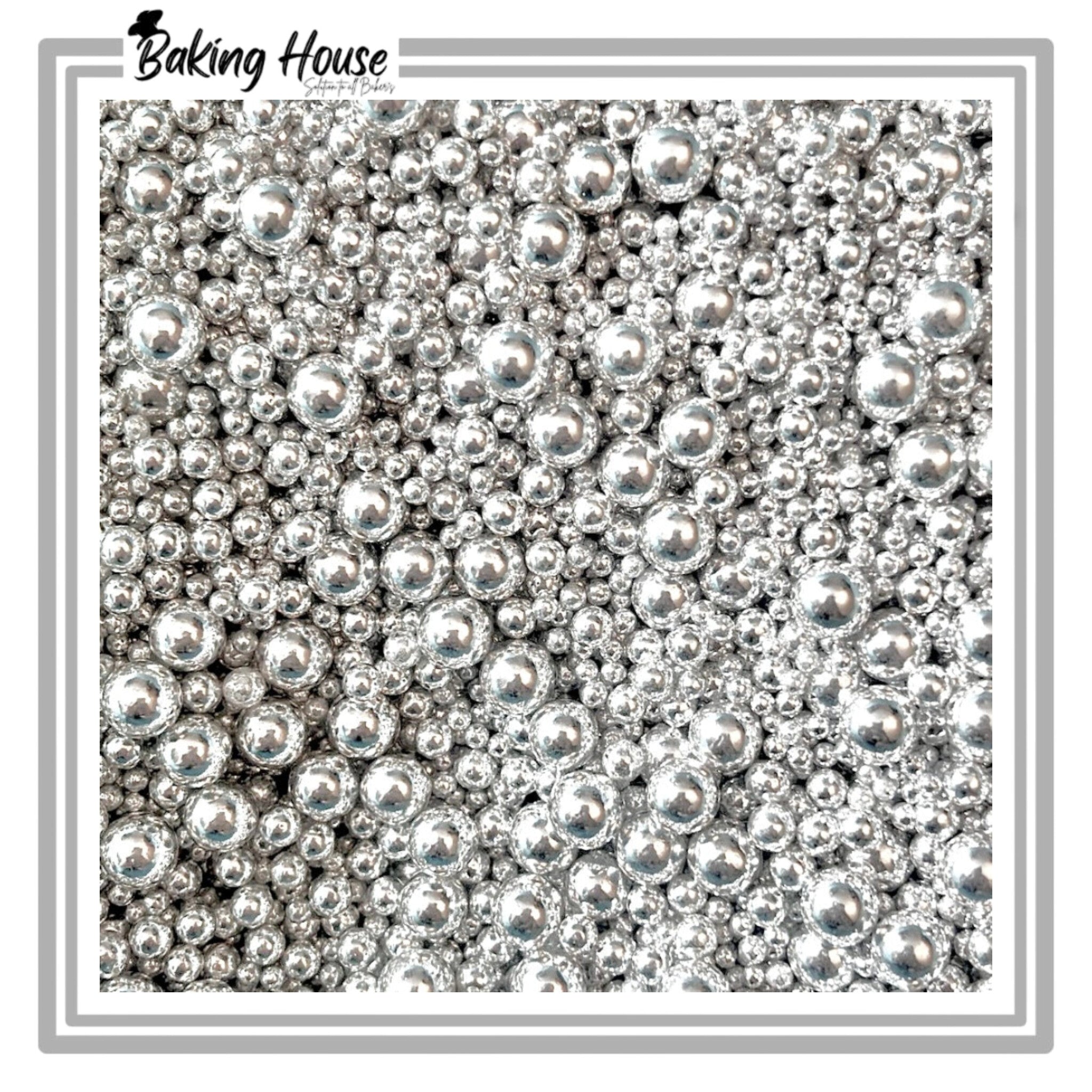 InShot_20250821_082401251-1.jpg Silver Mix Edible Sprinkle For Cake Decorationg 25g - Image 1