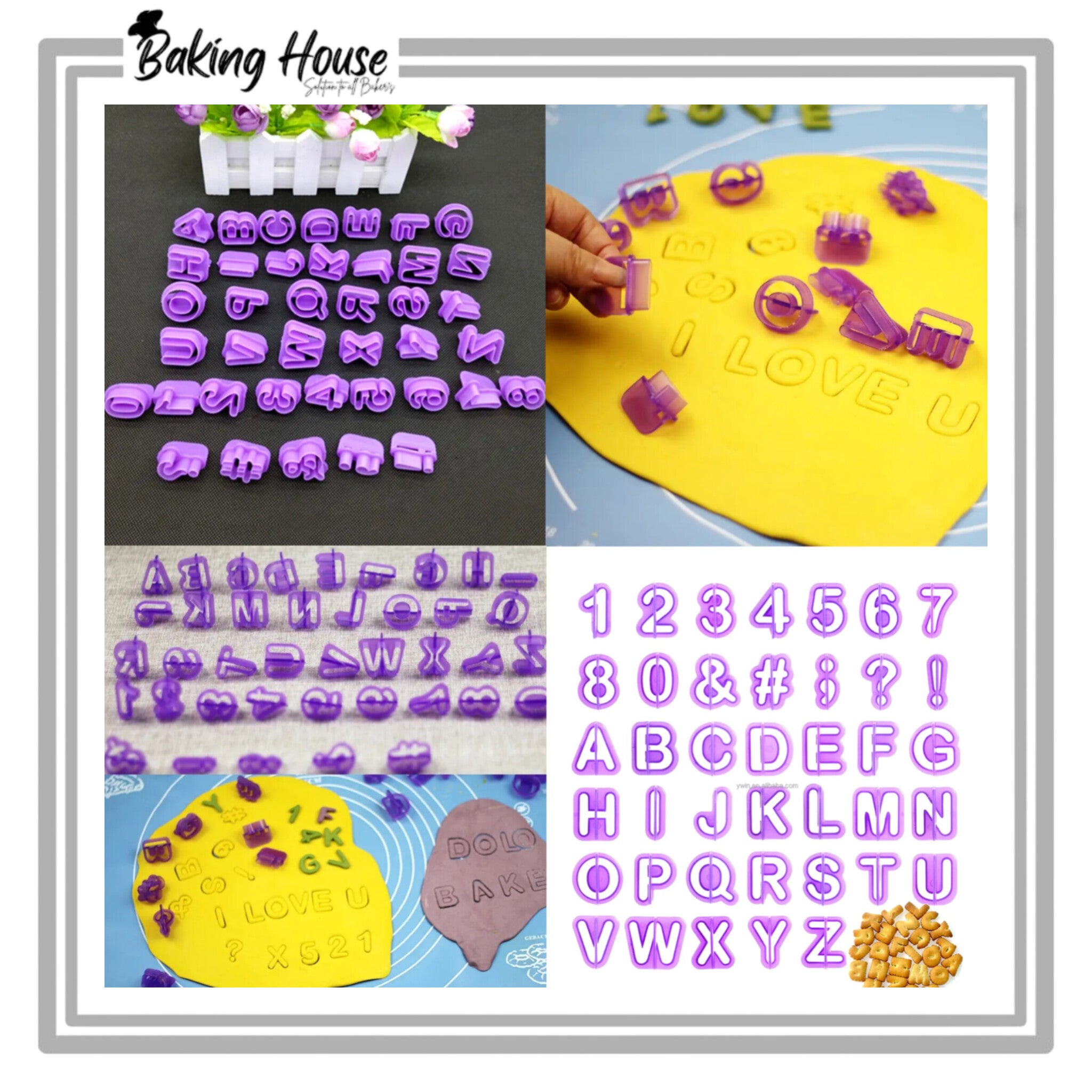 InShot_20250916_065718887-1.jpg 40pcs Purple Alphabet Cookie Cutter for Decorating - Image 1