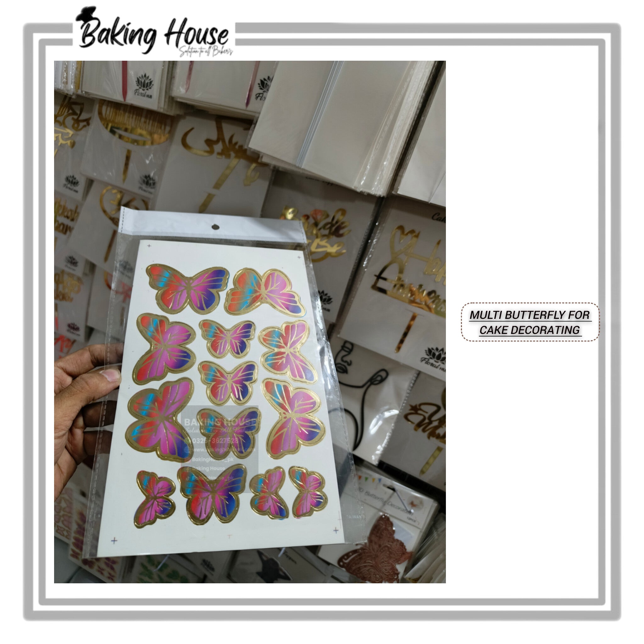 InShot_20251214_222353696-1.jpg Multi Card Butterfly For Cake Decorating - Image 1
