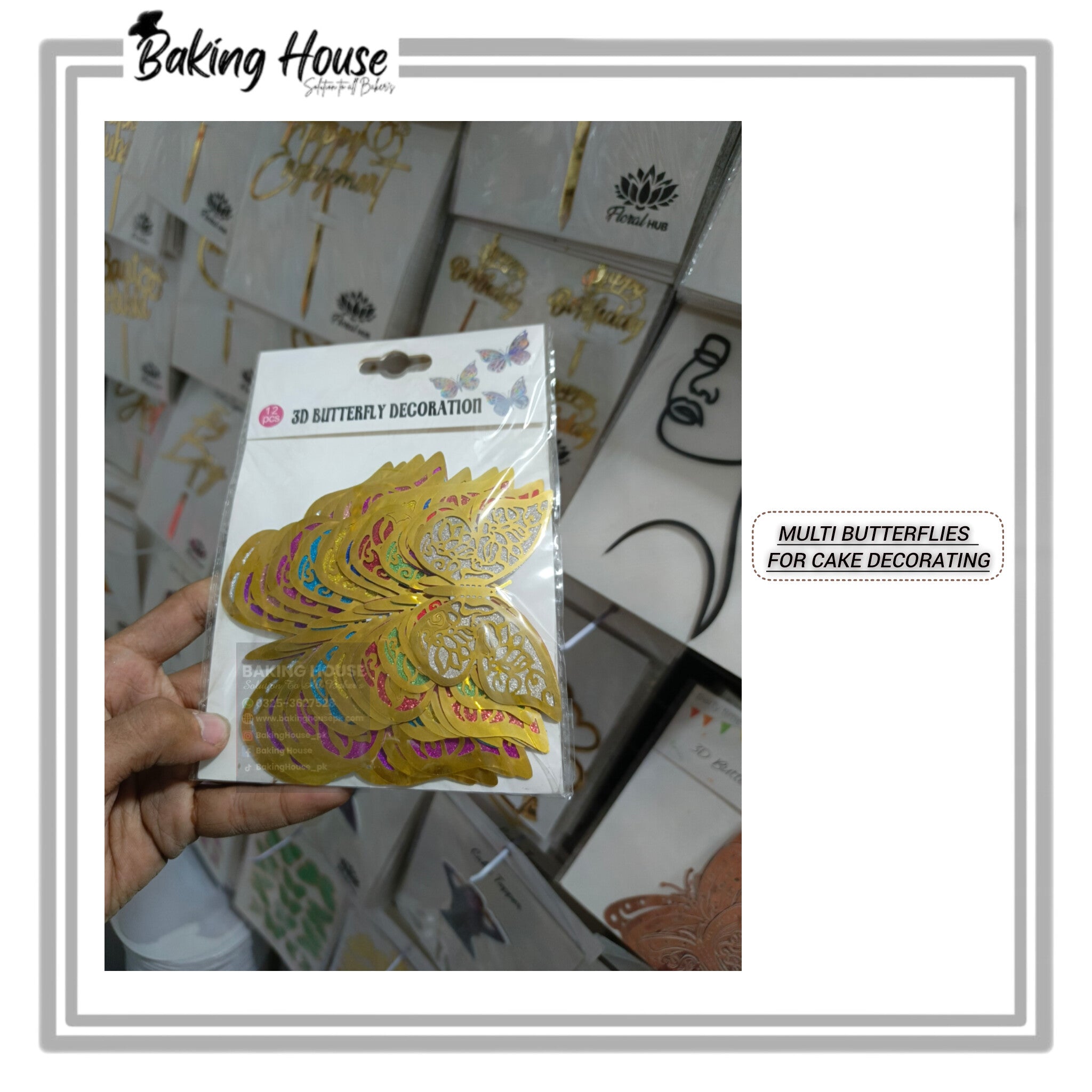 InShot_20251214_223841402-1.jpg 3D Multi Butterfly For Cake Decorating - Image 1