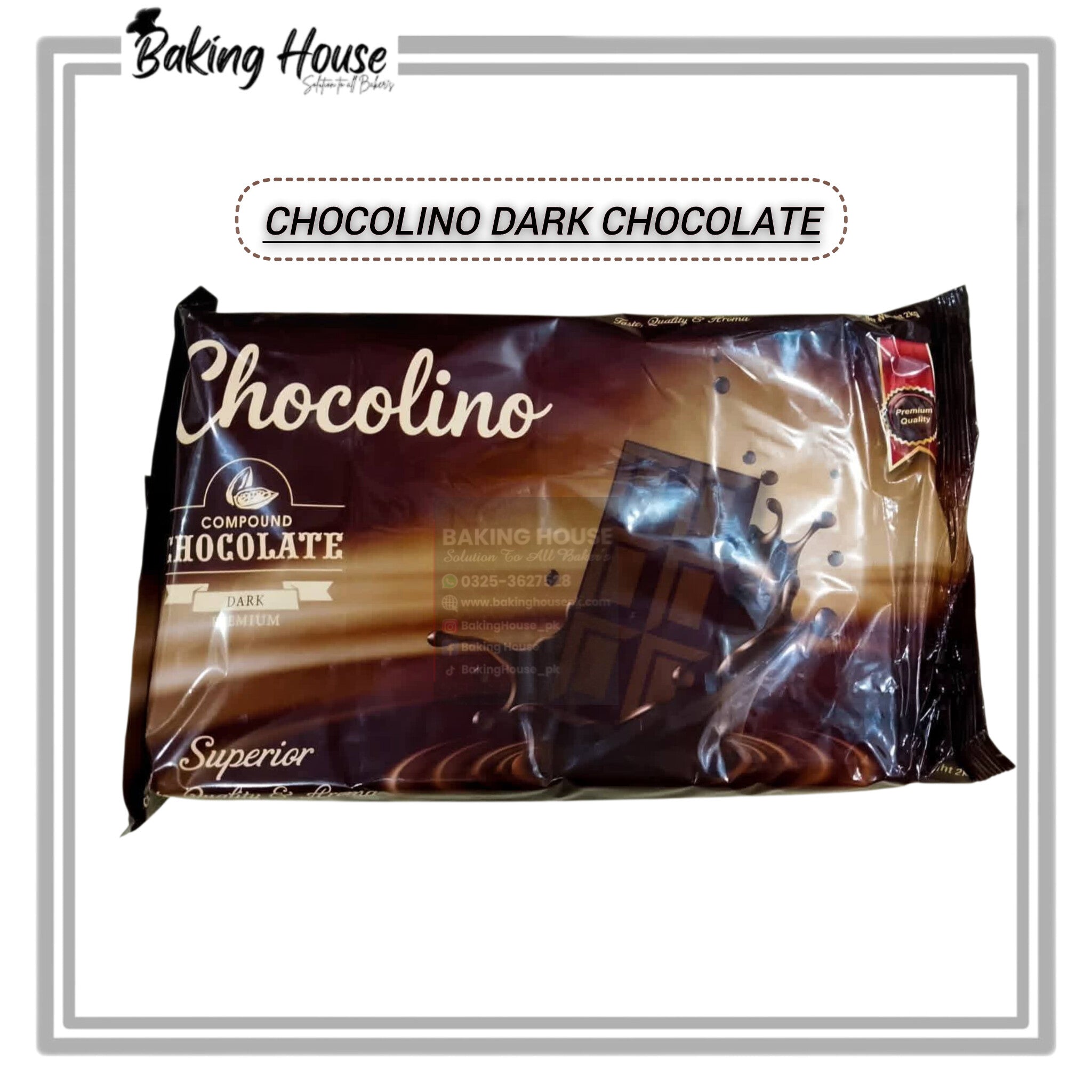 InShot_20251215_235935189_dfbf181b-07da-401c-b263-f051e4a73ac4-1.jpg Chocolino Compound Dark Chocolate 1kg (loose Packing) - Image 1