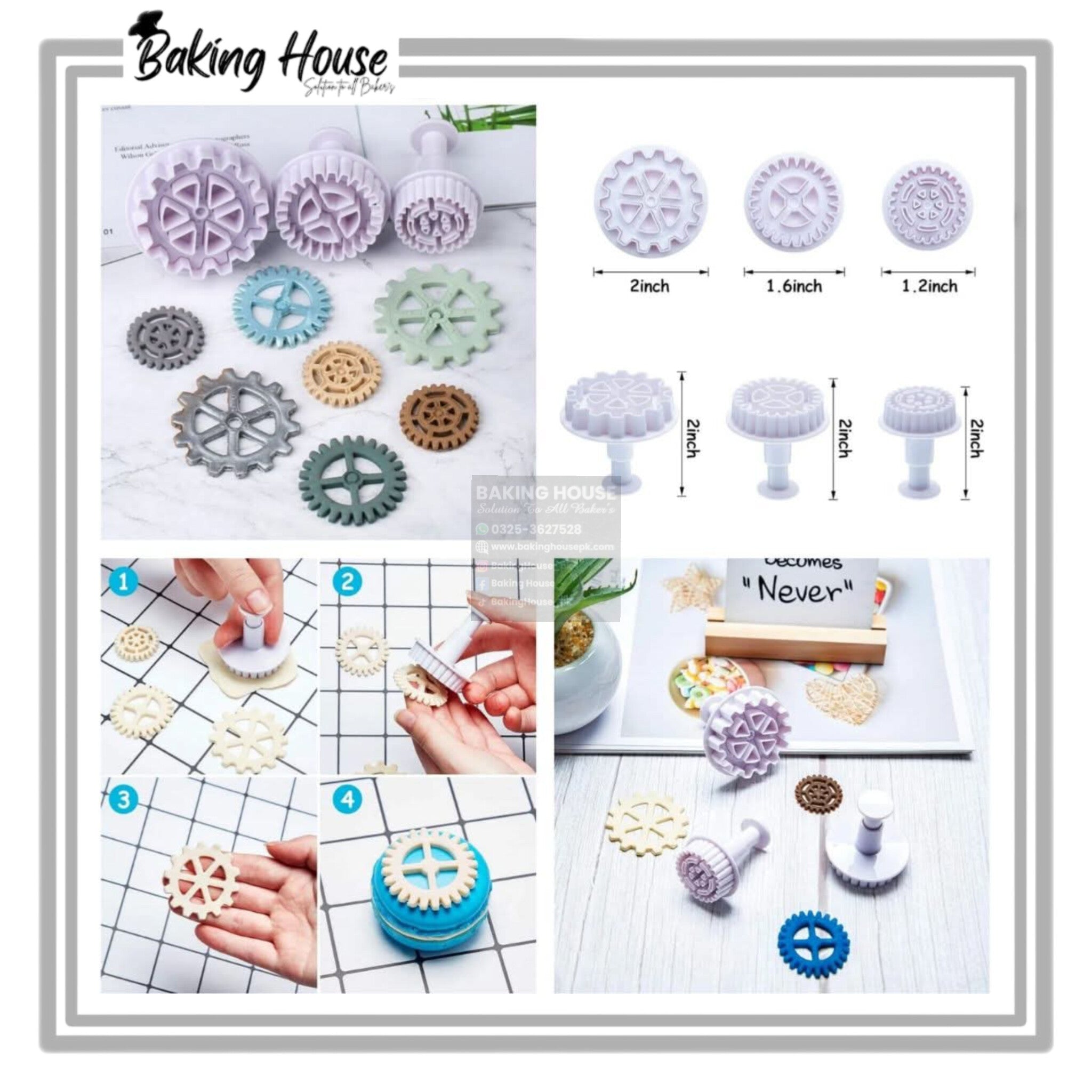 InShot_20260122_015353820-1.jpg 3pcs Gear Plastic Planjer For Cake Decorating - Image 1