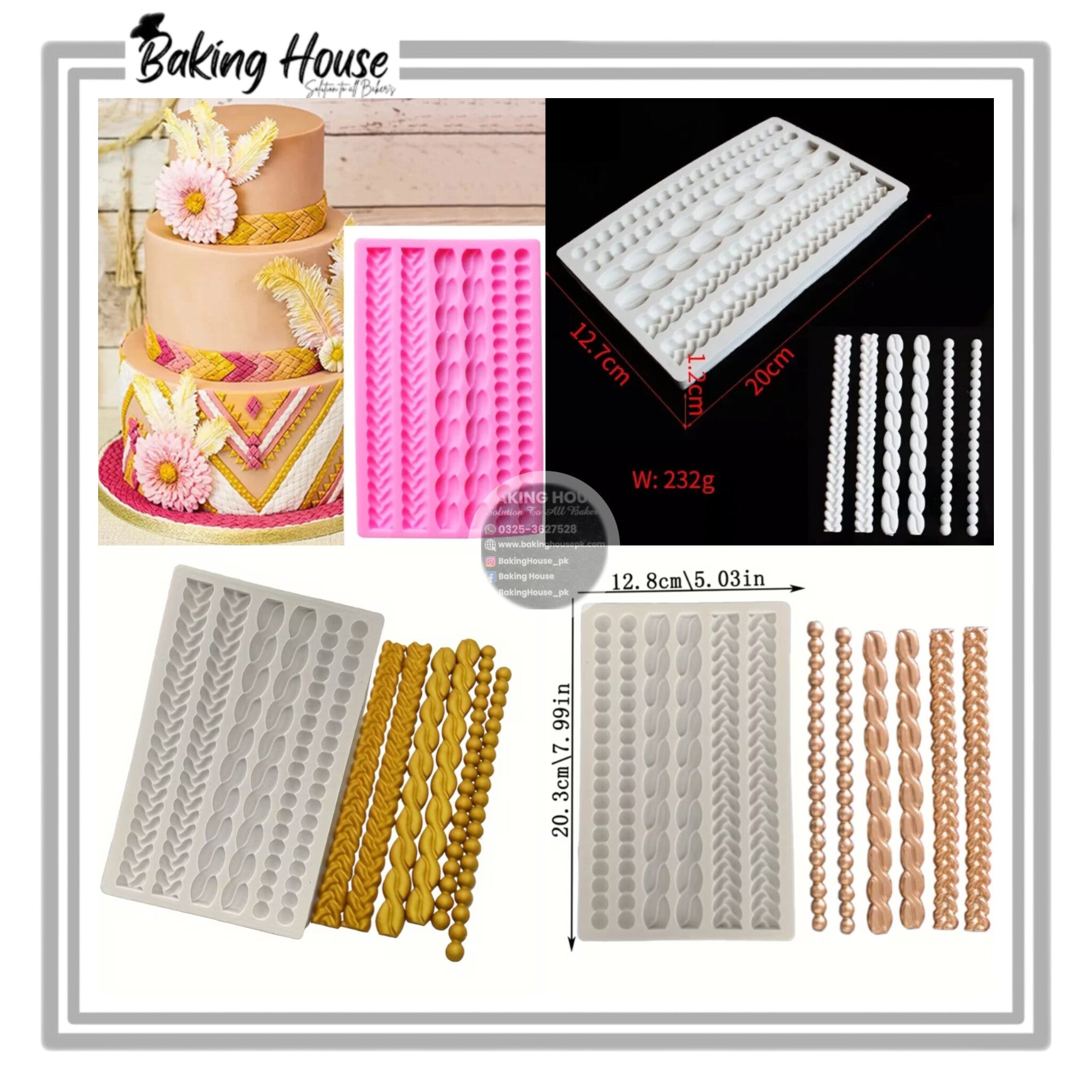 InShot_20260126_061511713-1.jpg 6 Roup Silicon Fondant Mould High Quality For Cake Decorating - Image 1