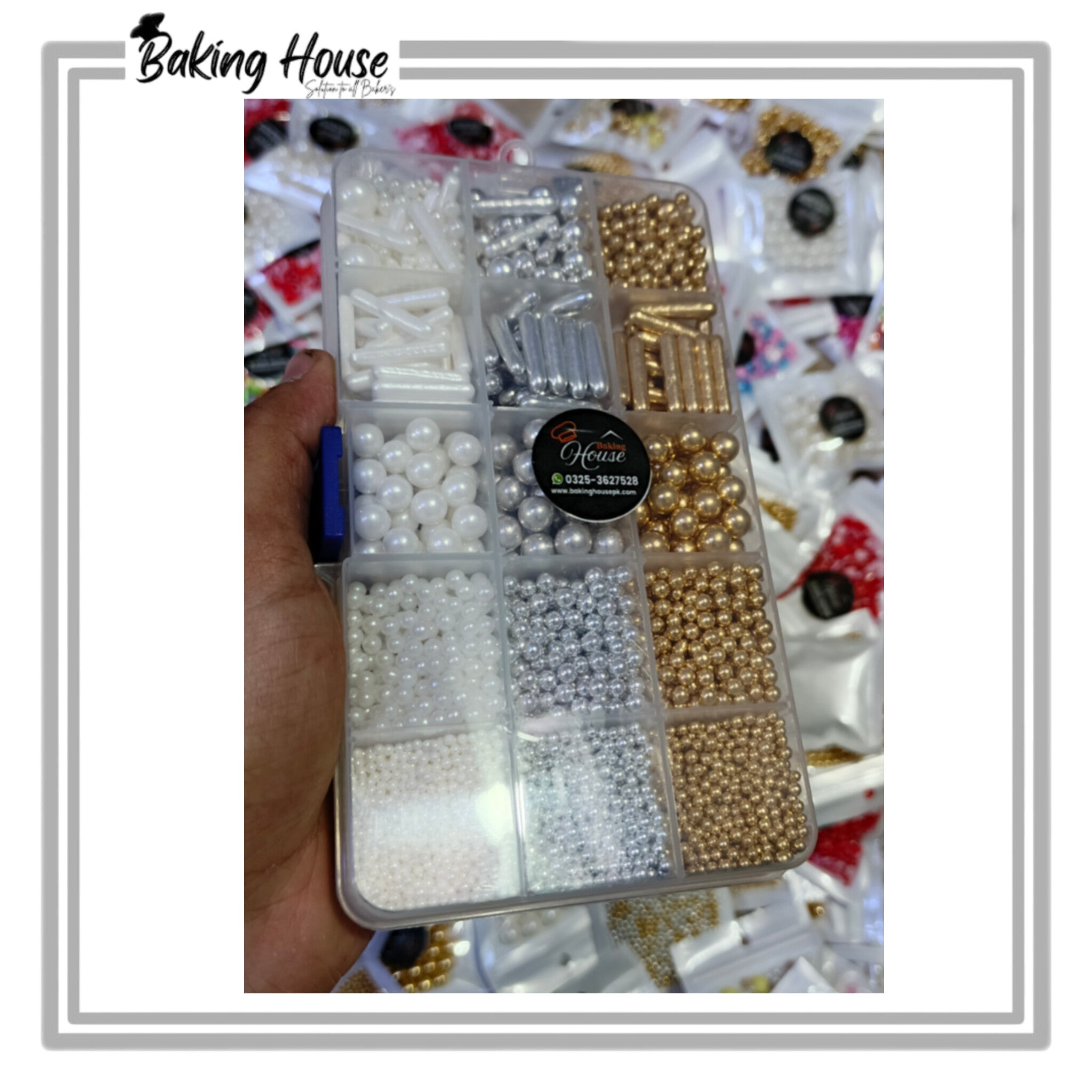 InShot_20260310_120153429-1.jpg 15Cavity Baking house imported Edible Beads For Cake Decorating - Image 1