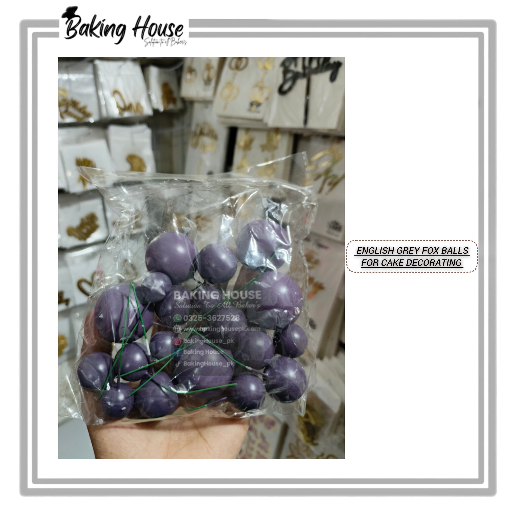 InShot_20260310_120336704-1.jpg 20pcs Grey Fox Balls For Cake Decorating - Image 1