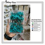 Sea-Green Dry Baby Breth Flower For Cake Decorating