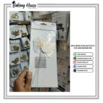6pcs White Stick Butterfly For Cake Decorating