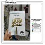 Umrah Mubarak Urdu Acrylic Golden Topper For Cake Decorating