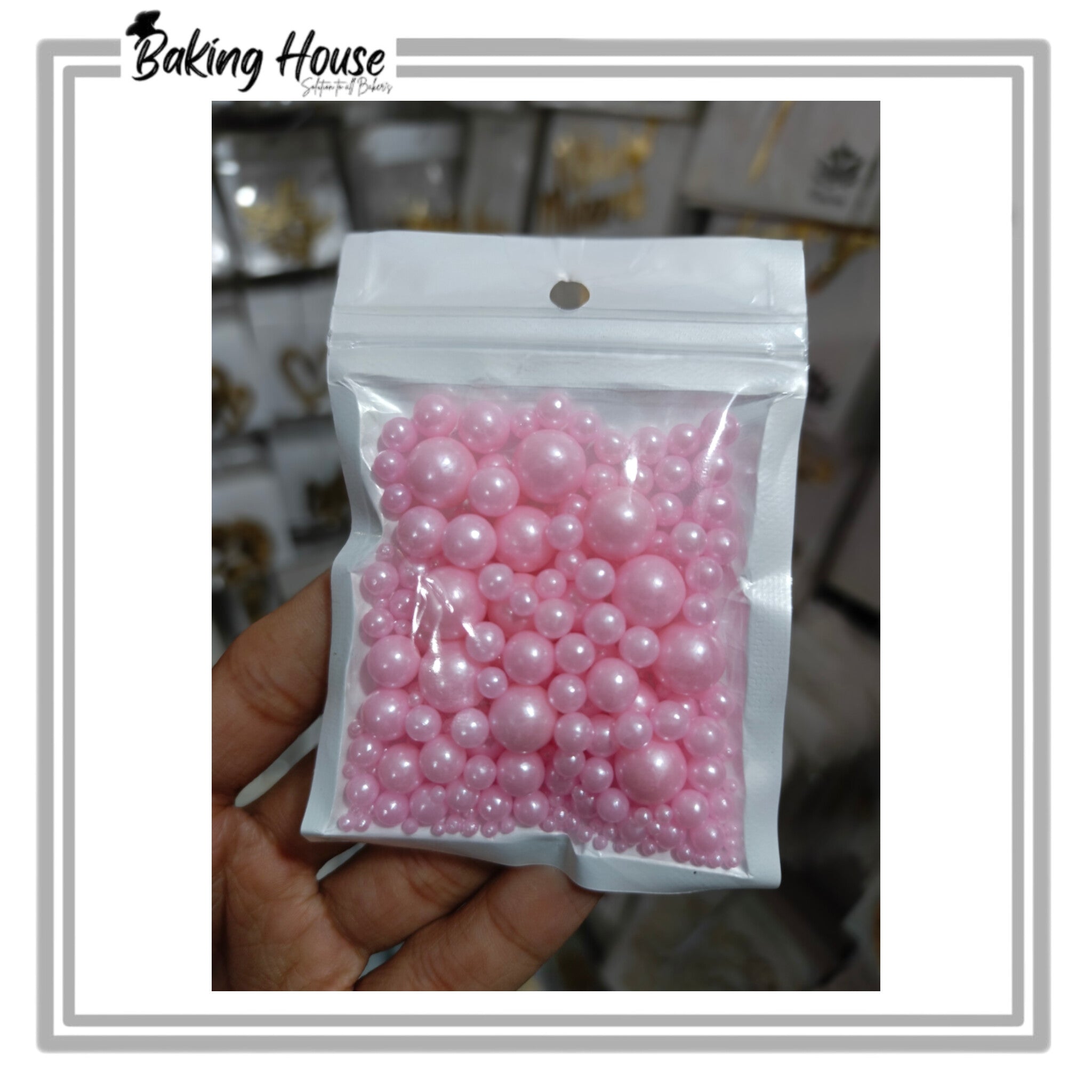 InShot_20260321_194623965-1.jpg Mix Imported Pink Edibles Sprinkle For Cake Decorating - Image 1