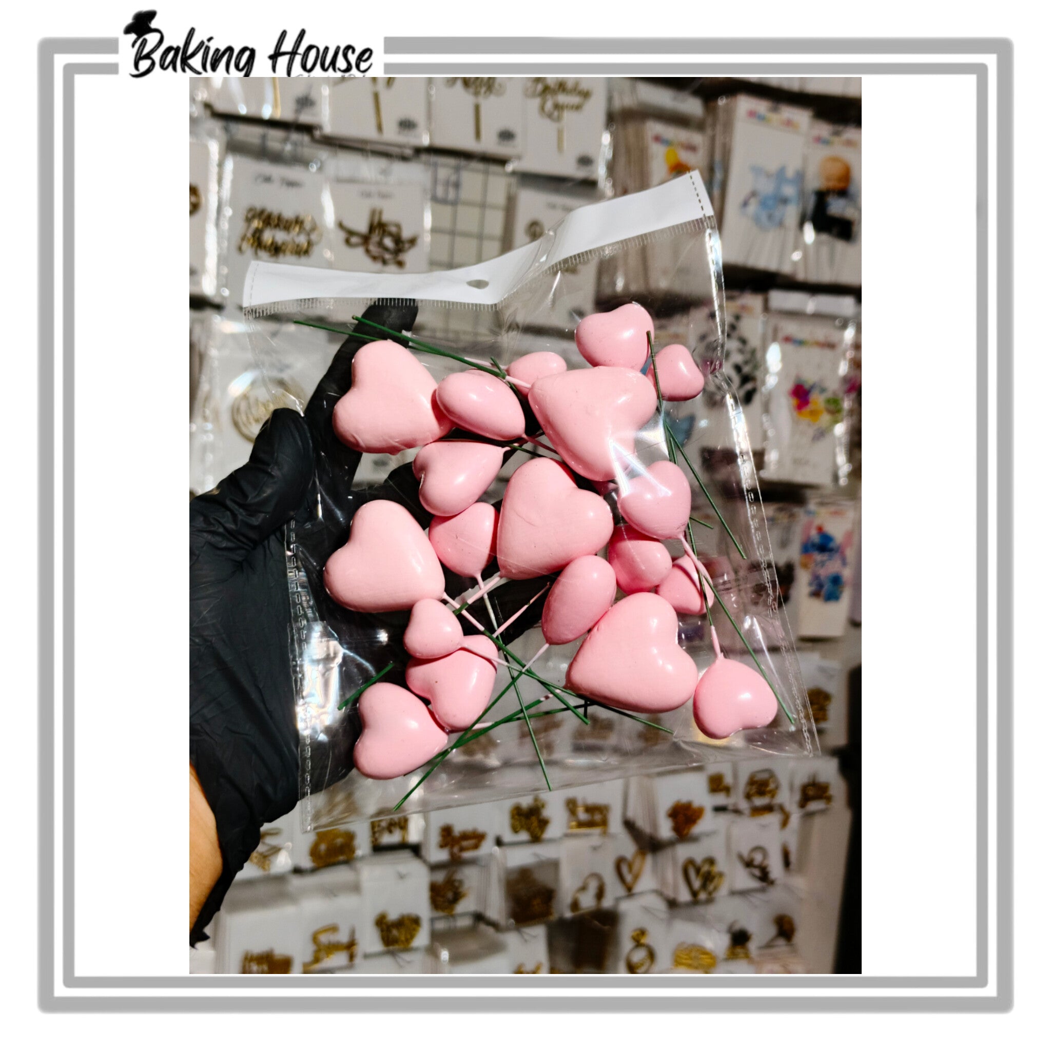 rn-image_picker_lib_temp_7f9a1c9a-502c-4a53-aa6f-9b4a088d4d9d-1.jpg 20pcs Pink Heart Fox Balls For Cake Decorating - Image 1